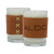 Logo Harper Leather Wrapped Candle - Tan/Lemon