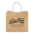 Large Jute Tote with Logo - Cream