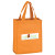 Full-Color Logo Recession Buster 8 x 10 x 5 Tote Bag - Orange | Non-Woven Totes