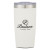 Two-Tone Custom Stainless Steel Thermal Tumbler - White