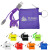 Promotional 4-In-1 Colorful Pouch Cable Set | Custom Charging Cables