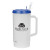 Blue Promotional 32 oz Medical Tumbler with Measurements | Custom Tumblers