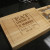 Custom Engraved Eat, Drink & Be Married Cheese Board Set - Slide-Out Drawer