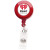 Red Custom Good Round Badge Reel-Translucent Color