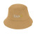 Tan Custom Embroidered Corduroy Bucket Hat | Promotional Logo Hats