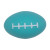 Football Squeezies Stress Reliever - Teal