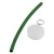 Eco-Straw 10" Reusable Silicone Straw with Logo Green