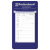 Promotional Easel Desk Calendar with Seasonal Cover Blue