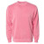Custom Independent Trading Co. Crew Neck Sweatshirt - Pigment Pink