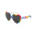 Logo Printed Pride Heart Shaped Sunglasses | Promotional Sunglasses