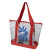 Bondi Jumbo Clear Zippered Tote Bag