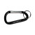 Medium Size Carabiner Keyholder With Split Ring Attachment