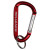 Custom Medium Size Carabiner Keyholder With Split Ring Attachment