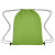 Ripstop Drawstring Bag - Lime (Front)