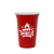 Custom The Varsity Cup - 16 Oz. Double-wall With White Liner - Red