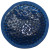 Custom Plush Gel Beads Hot/Cold Pack Circle - Blue