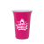 Custom The Varsity Cup - 16 Oz. Double-wall With White Liner - Hot Pink