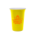 Custom The Varsity Cup - 16 Oz. Double-wall With White Liner - Yellow