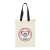 Custom Nebraska 5oz Cotton Canvas Grocery Tote - Natural/Black