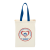 Custom Nebraska 5oz Cotton Canvas Grocery Tote - Natural/Royal Blue