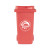 Custom Trash Can Pencil Holder - Red