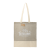 Custom Split Recycled 5oz Cotton Twill Convention Tote - Gray