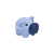 Custom PVC Large Nose Piggy Bank - Blue