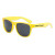 Custom Eyecandy Iconic Sunglasses - Translucent Yellow