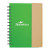 Custom Recycled Magnetic Journalbook - Lime Green