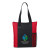 Custom Essential Trade Show Tote With Zipper Closure - Red