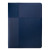 Custom Leeman Duo-Textured Tuscany Padfolio - Navy Blue