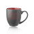 Custom 16 oz. Pop Out Bistro Two Tone Coffee Mugs - Red