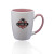 Custom 12 oz. Java Two-Tone Personalized Coffee Mugs - Pink