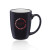 Custom 12 oz. Java Two Tone Coffee Mugs - Black/White