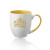 16 oz. Miami Two-Tone Personalized Bistro Mugs - Yellow