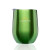 11 oz Largo Stemless Wine Glass with Lid  - Lime Green