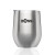 11 oz Largo Stemless Wine Glass with Lid  - Silver