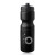 28 oz. Push Cap Plastic Water Bottles  - Black