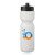 28 oz. Push Cap Plastic Water Bottles  - Frosted (Full Color Imprint for Extra Charge)