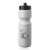 28 oz. Push Cap Plastic Water Bottles  - Granite