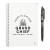 Custom Core Director Notebook Bundle Set - White