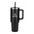 Custom Pinnacle 40 oz Insulated Eco-Friendly Travel Tumbler With Straw - Black