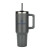 Custom Pinnacle 40 oz Insulated Eco-Friendly Travel Tumbler With Straw - Gray