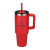 Custom Pinnacle 40 oz Insulated Eco-Friendly Travel Tumbler With Straw - Red