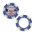 Custom Poker Chip 1 1/2" - Blue