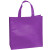 Custom Textured Non Woven Tote Bag - Purple