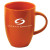 Custom 10 oz Ceramic Coffee Mug - Orange