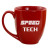 Custom 14 oz Ceramic Coffee Mug - Red