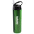 Custom 24 oz Water Bottle with Flip Top Sport Lid - Green