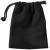 Custom Mini Velour Pouch - Black